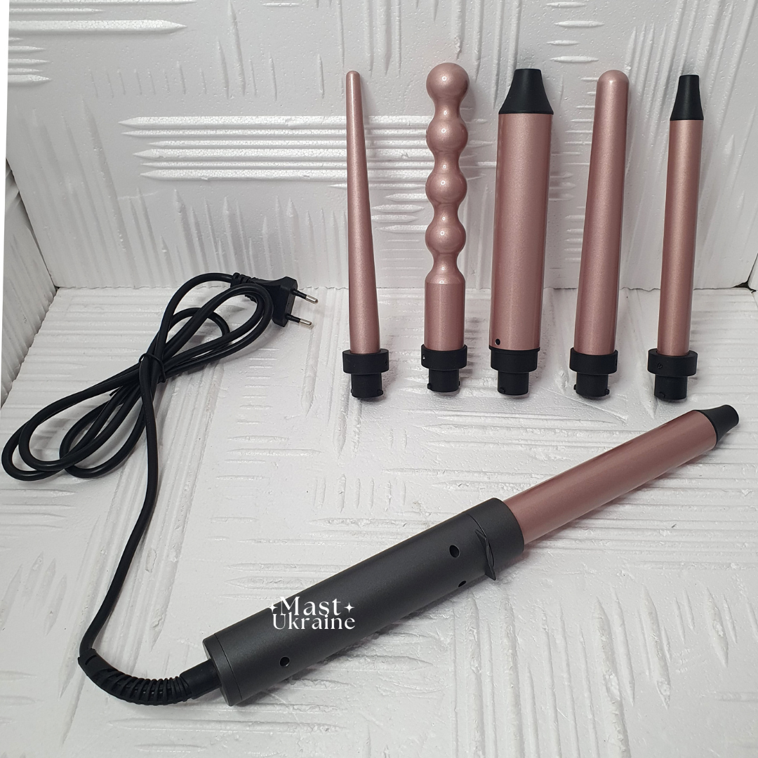 Професійні щипці для завивання волосся 5 в 1 Professional Beauty PPB-51