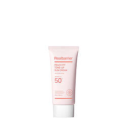 Крем сонцезахисний з персиковим підтоном Real Barrier Peach Fit Tone-Up Sun Cream 50ml