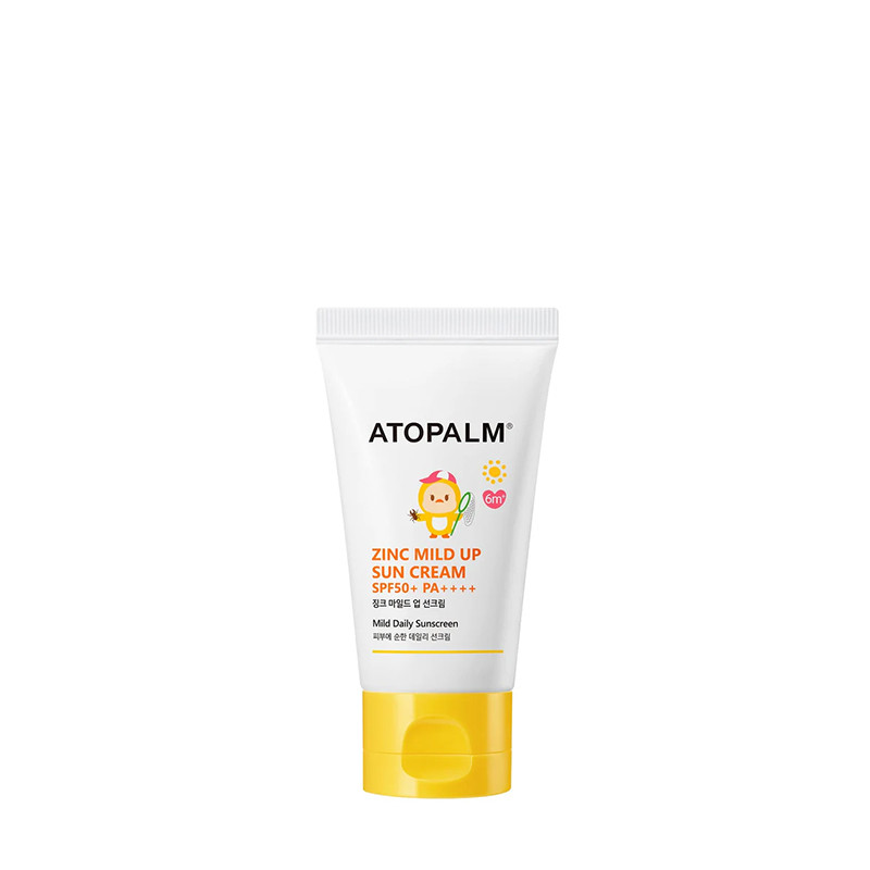 Крем сонцезахисний для дітей ATOPALM Zinc Mild Up Sun Cream SPF50+ PA++++ 65 g, фото 1