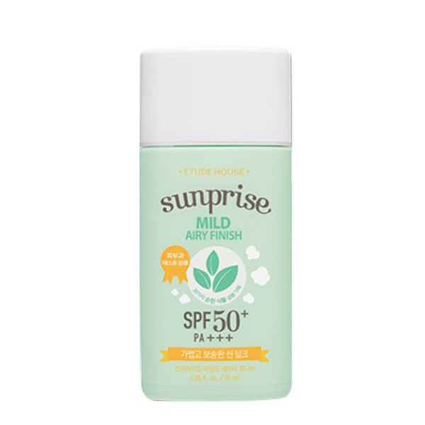 М'яке сонцезахисне молочко Etude House Sunprise Mild Airy Finish SPF50+ PA++++ 55 мл