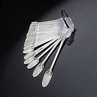 Тіпси на кільці прозорі 24 шт для демонстрації гель-лаків