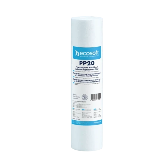 Картридж зі спіненого поліпропілену Ecosoft 2,5"x10" 20 мкм (CPV251020ECO)