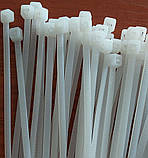 Стяжка кабельна нейлонова універсальна хомут білого кольору 3,6х250мм для фіксації кабелів кріплення до несучих поверхонь уп100шт, фото 9