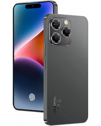 Смартфон OUKITEL P1 8/256GB Black AMOLED Display NFC Helio G99 6.7"120Hz + скло + чохол, фото 1