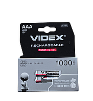 Акумулятор Videx Ni-MH AAA/R03 1000 mAh (2шт)