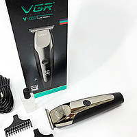 Триммер для стрижки аккумуляторный профессиональный VGR V-059, Машинка для стрижки MB-966 волос домашняя