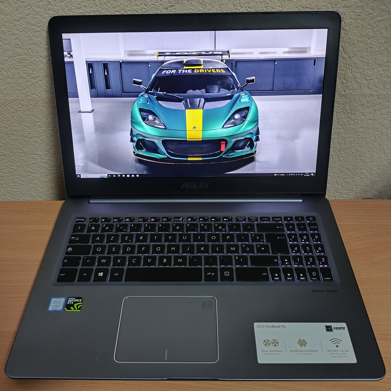 Ноутбук ігровий Asus VivoBooK NX580GD 15.6" 4K/IPS i7-8750H 6ядер/8 DDR4/256 SSD/GTX 1050 4gb GDDR5/WebCam