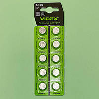 Батарейка Videx AG13 (G13, V13GA, LR1154, LR44) Alkaline 1.5V