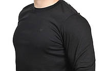Лонгслів чоловічий Armani 25-E6060 чорний 3XL, фото 6