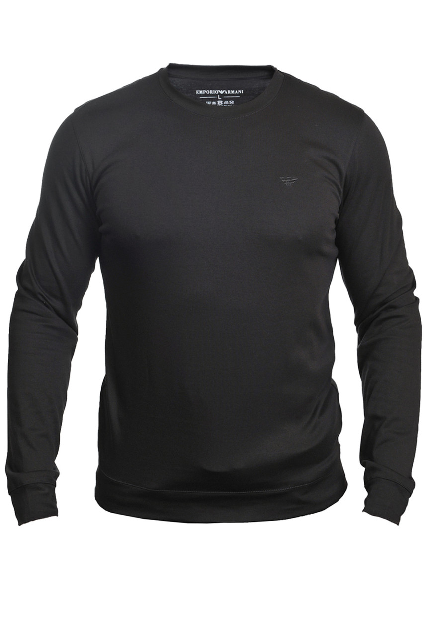 Лонгслів чоловічий Armani 25-E6060 чорний 3XL