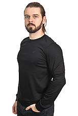 Лонгслів чоловічий Armani 25-E6060 чорний 3XL, фото 4