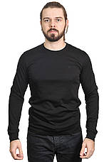 Лонгслів чоловічий Armani 25-E6060 чорний 3XL, фото 3