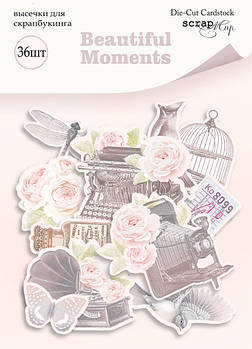 Набір висічок для скрапбукінгу 36шт від Scrapmir Beautiful Moments SM4400014