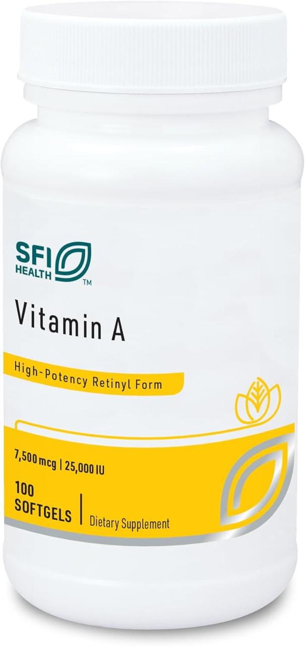 Klaire Vitamin A / Вітамін А (ретинілпальмітат) 100 капсул