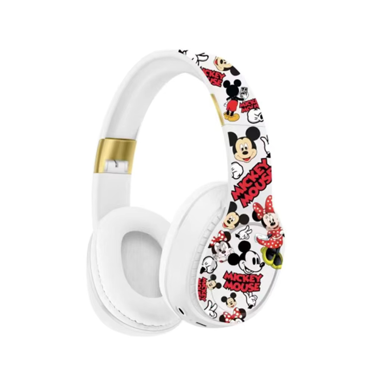 Дитячі безпровідні навушники з Mickey Mouse Bluetooth AH-803L (Білий)