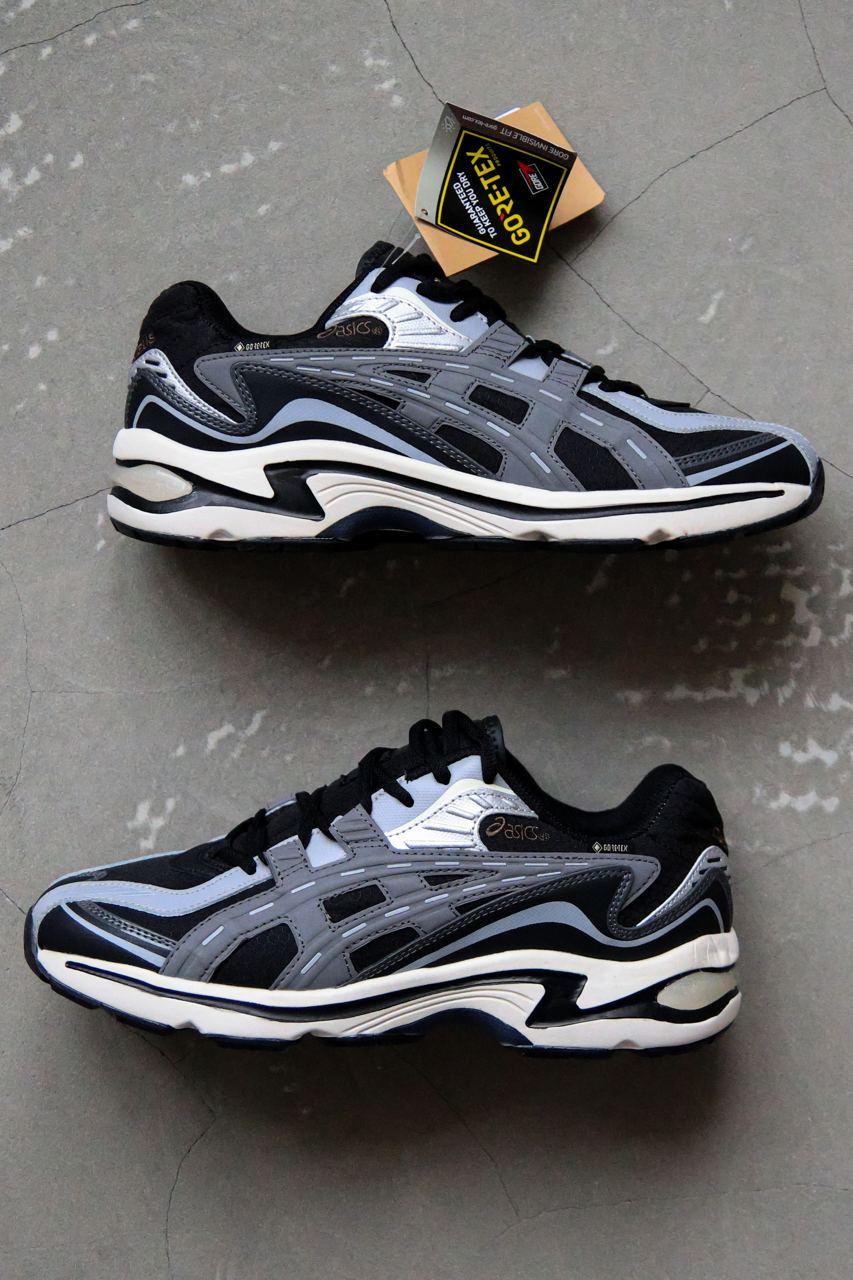 Кросівки чоловічі сірі зимові Asics Gel-Preleus Grey Black White Gore-Tex Winter Termo (19389), фото 1
