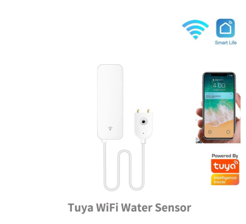 Умный датчик уровня воды Tuya WiFi Var SmartLife детектор утечек для ...