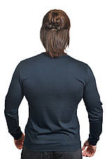 Лонгслів чоловічий Armani 25-E6060 бірюзовий 2XL, фото 5
