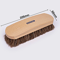 Щітка для взуття Saphir Natural Horsehair Brush, натуральне кінське волосся, 21 см