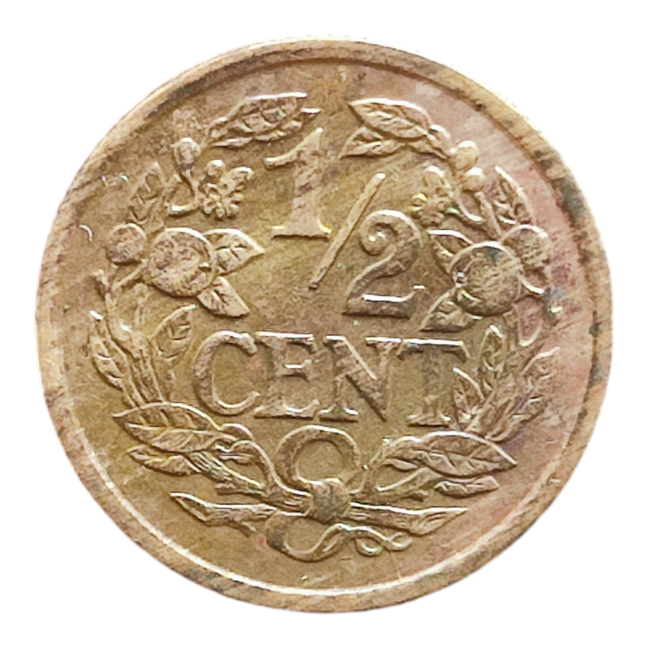 Нідерланди ½ цента, 1938, фото 1