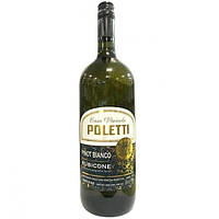 Вино белое сухое Casa vinicola Poletti pinot bianco 1500 мл (Италия)