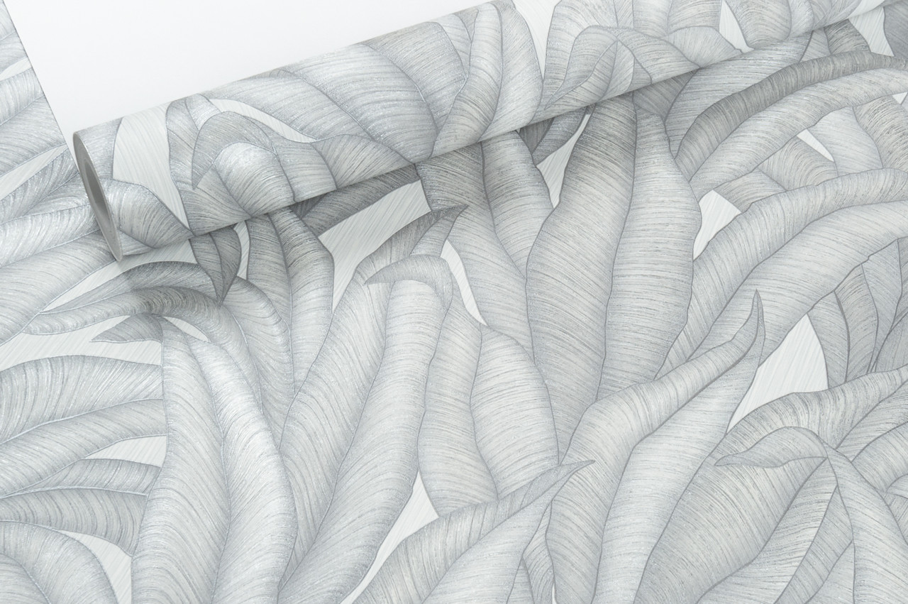 Вінілові шпалери гарячого тиснення на флізеліні Erismann Fashion For Walls 4 12181-31 Сірий (1,06х10,05м), фото 1