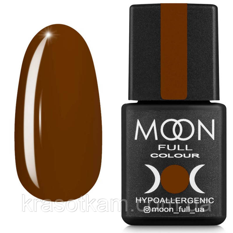 Гель лак Moon Full Fashion color №235 коричневий, 8 мл.