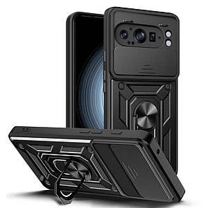 PC + TPU чохол Camshield Armor для Google Pixel 9 Pro XL / чорний