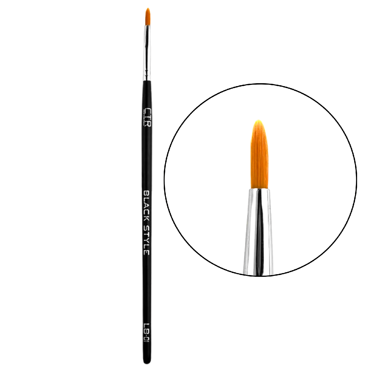 Пензлик LB-01 для вій та брів CTR Group, фото 1