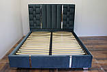 Ліжко "Оріон" 160 з підйомним механізмом та місткою нішою для зберігання білизни, фото 3