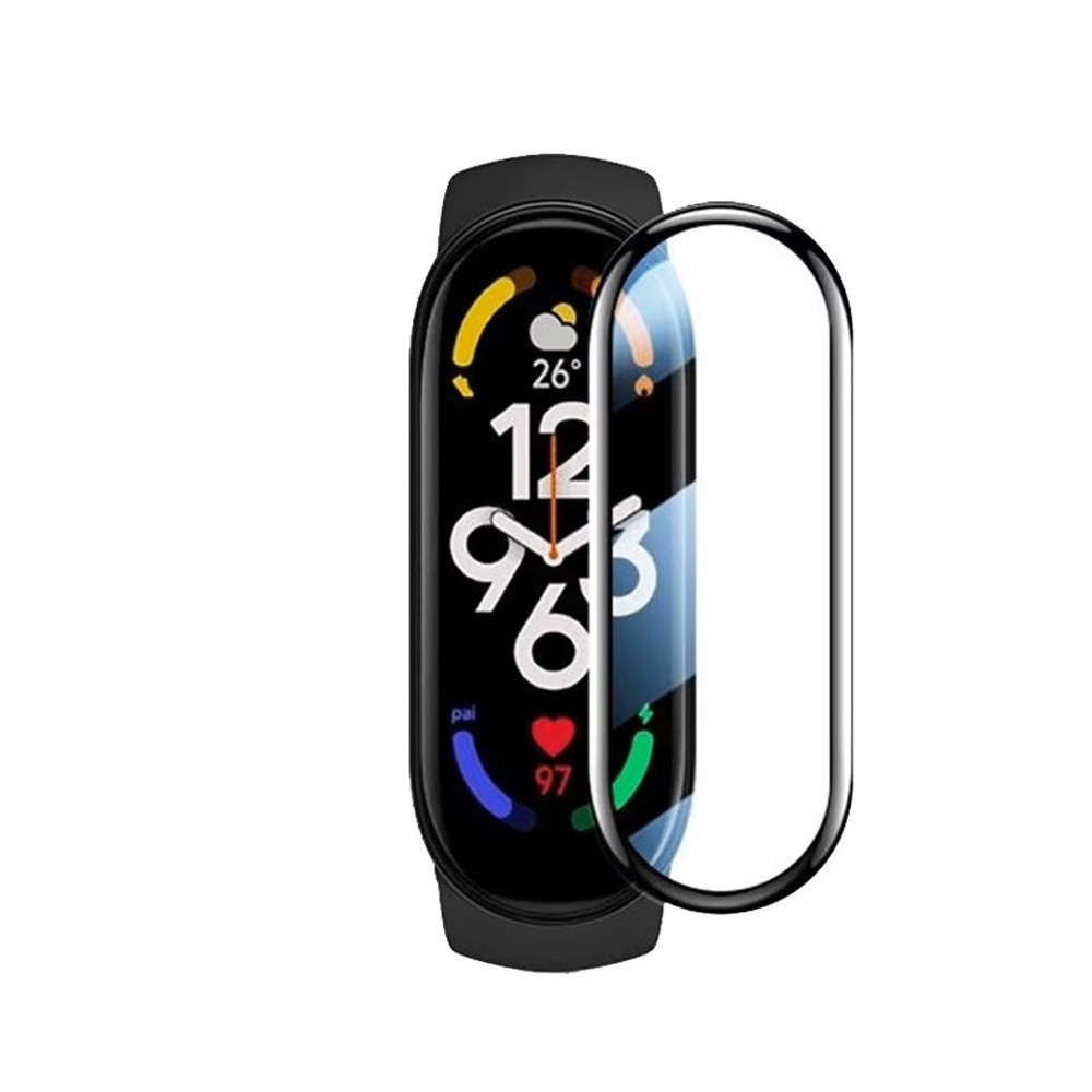 Захисна плівка з рамкою для фітнес-браслета Xiaomi Mi Band 8 і 9, 1 штука