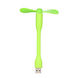 Мобільний вентилятор USB зелений, фото 4