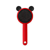 Гребінець для шерсті тварин Red + Black