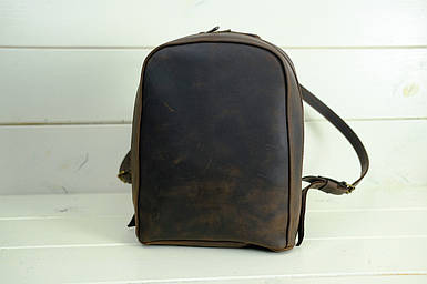 Жіночий рюкзак Анталія з натуральної шкіри колір Шоколад