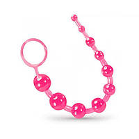 Анальные бусы - Розовый - 31* 0,9 - 2,6 см Анальные игрушки
