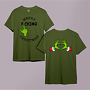 Футболка з принтом "Merry f*cking christmas", фото 3