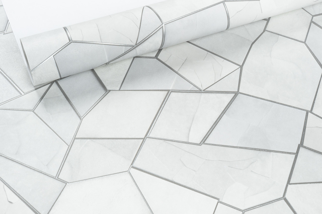 Вінілові шпалери гарячого тиснення на флізеліні Erismann Elle Decoration 4 12217-31 Сірий (1,06х10,05м), фото 1