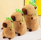 М'яка іграшка велика "Капібара з рюкзаком черепашкою" 90см, фото 8