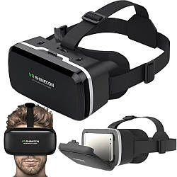 Окуляри віртуальної реальності для телефону 4,5-7", 3D, HD, VR SC-G15 / Віртуальні 3D окуляри / VR окуляри для телефону