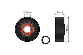 Ролик натягувальний ремінний хюндай грандор hyundai grandeur 25281-3C100