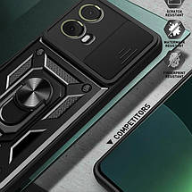 PC + TPU чохол Camshield Armor для Motorola G34 / сріблястий, фото 2