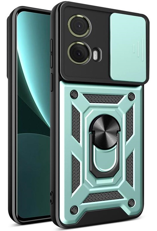 PC + TPU чохол Camshield Armor для Motorola G34 / зелений