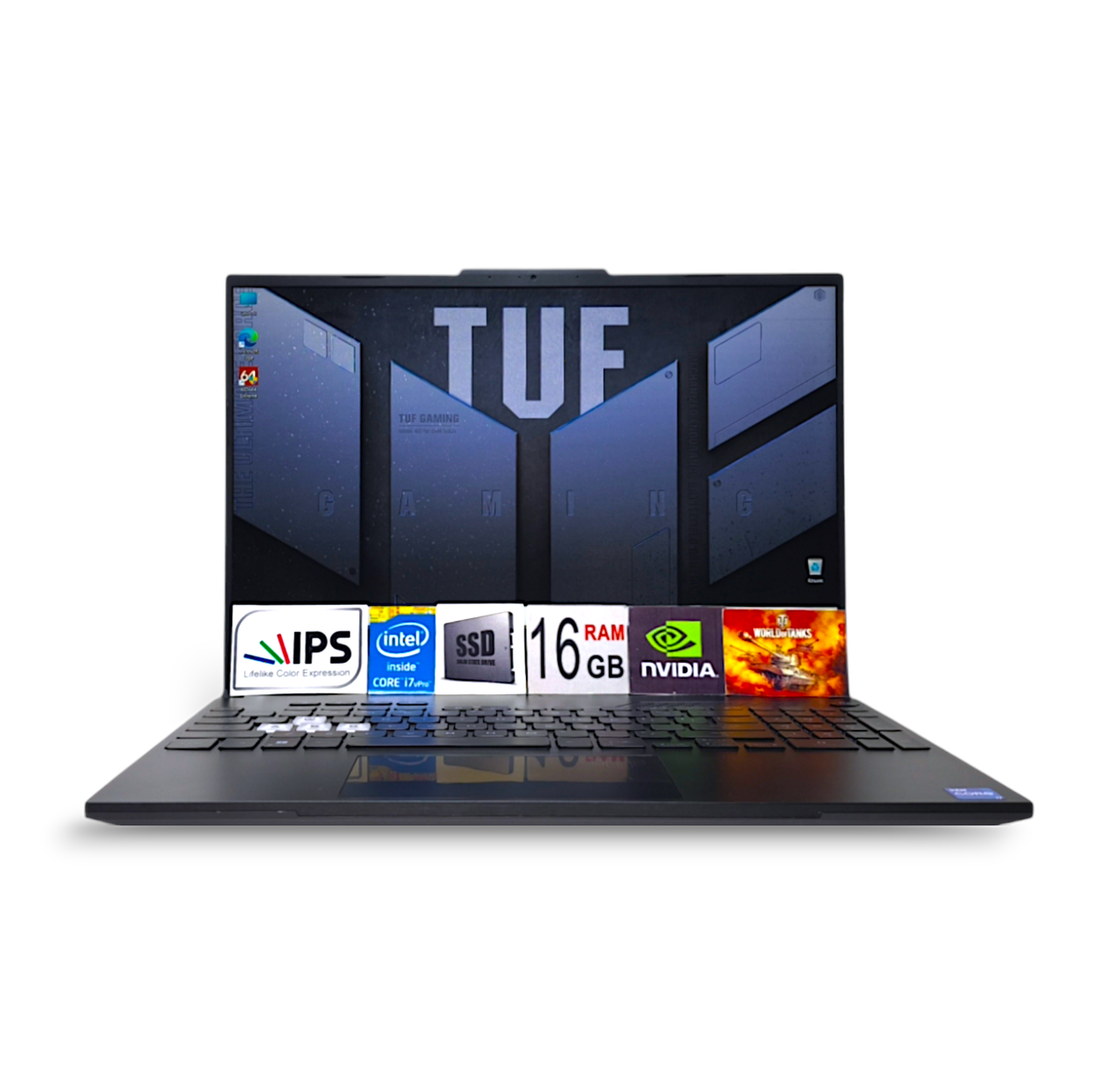 Ігровий ноутбук Asus TUF Dash F15 15.6" FHD 144Hz i7-12650H 16GB RAM SSD 512GB Nvidia RTX 3070 8GB
