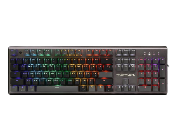 Клавіатура A4Tech Fstyler FS100 RGB Stone Black