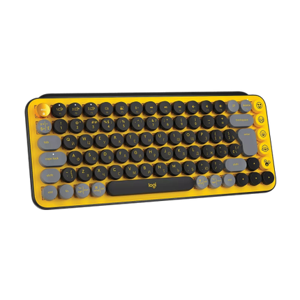 Клавіатура бездротова Logitech Pop Blast Yellow (920-010735), фото 1