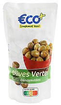 Оливки Цілі без Кісточки Еко Плюс ECO+ Olives Vertes Denoyautees 700 г Греція