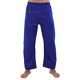 Кімоно для дзюдо синє 450 г/м2 HARD TOUCH CO-7697 (зріст від 120 до 190 см), фото 6