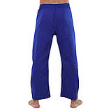 Кімоно для дзюдо синє 450 г/м2 HARD TOUCH CO-7697 (зріст від 120 до 190 см), фото 7