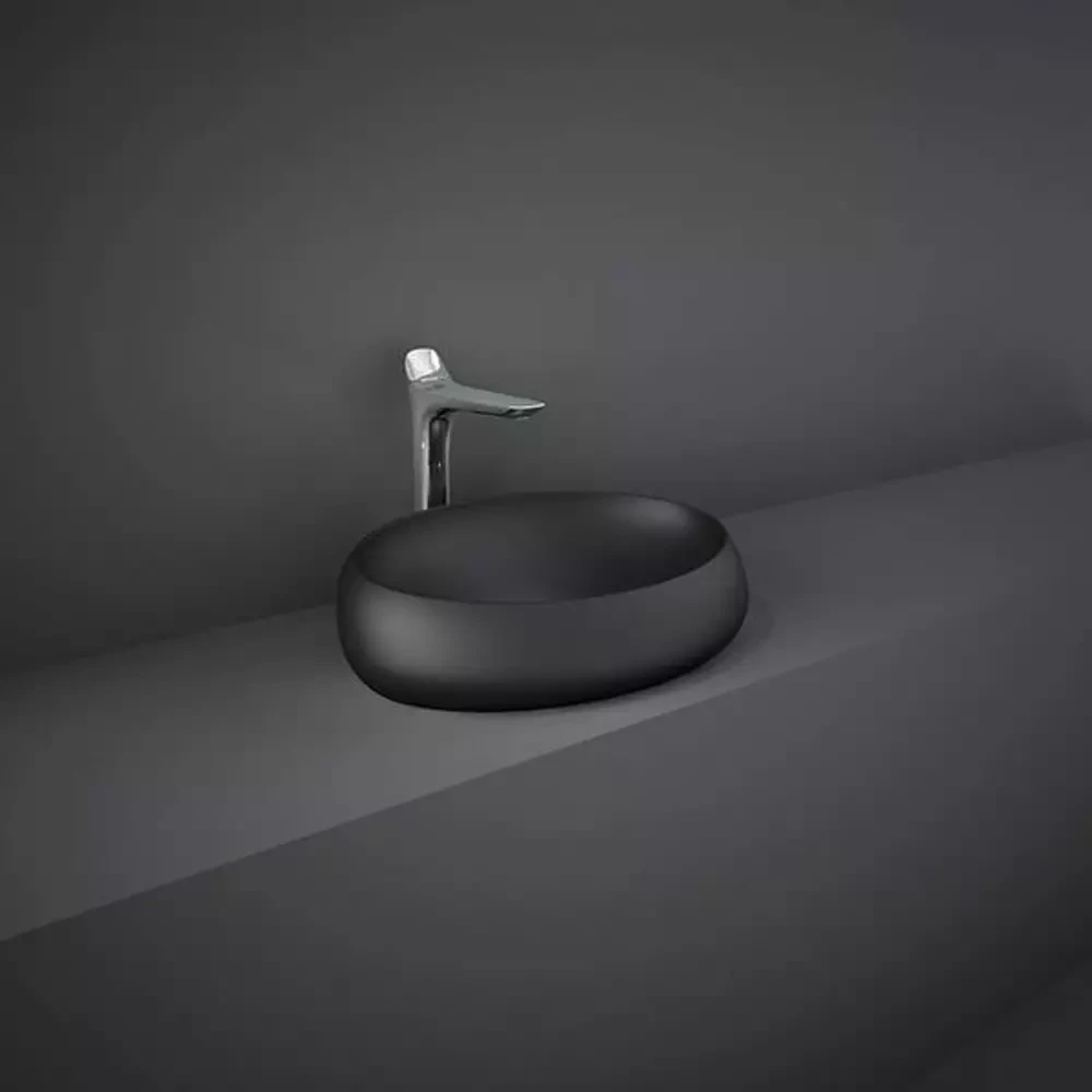 Раковина RAK Ceramics Cloud CLOCT6000504A 58 см чорний, фото 1