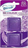 М/з для унітазу таблетки для зливного бачка "Kolorado WC Colour" 2шт/уп фіолетові